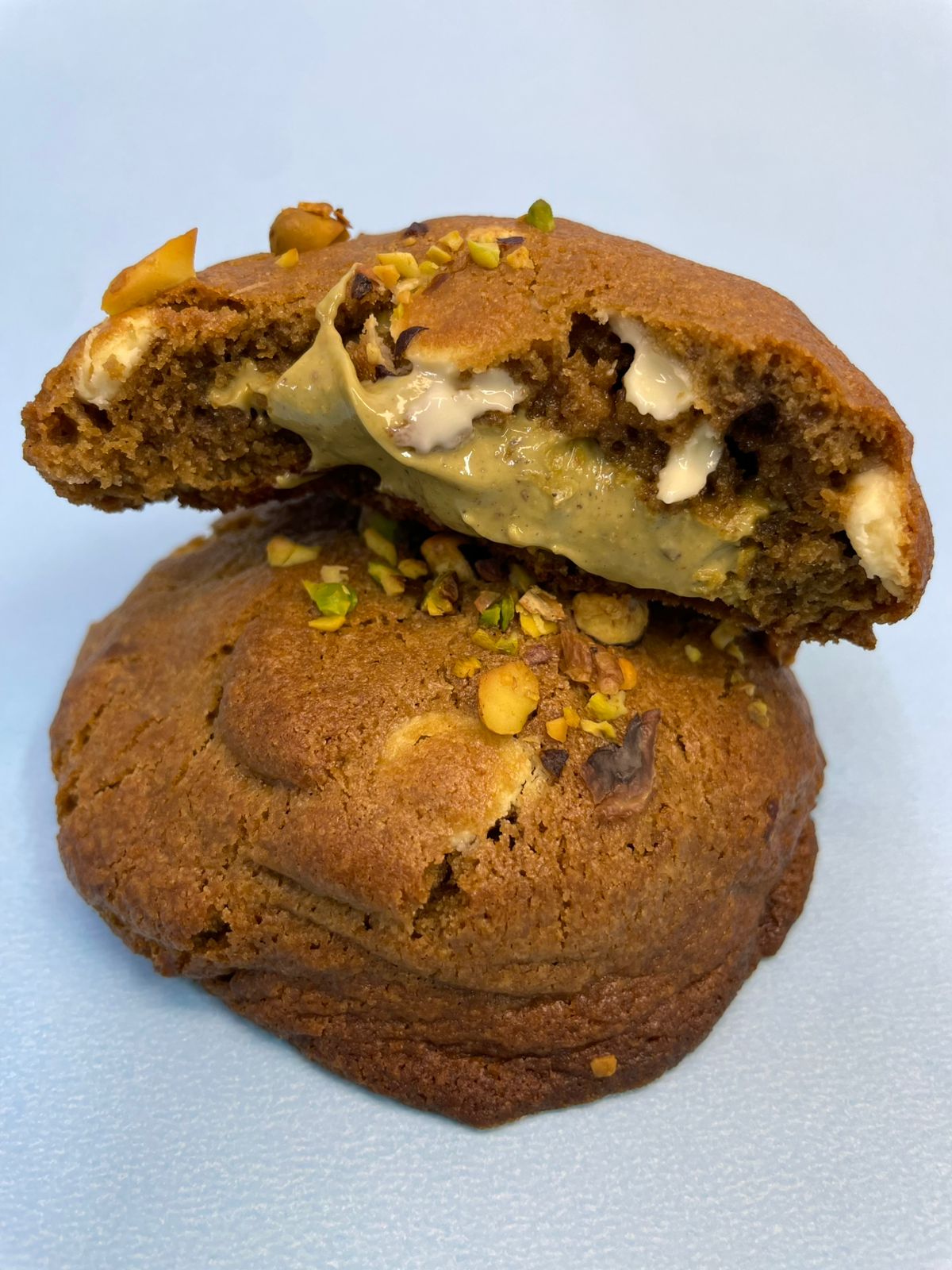 Cookie Pistache com recheio cremoso de pistache
